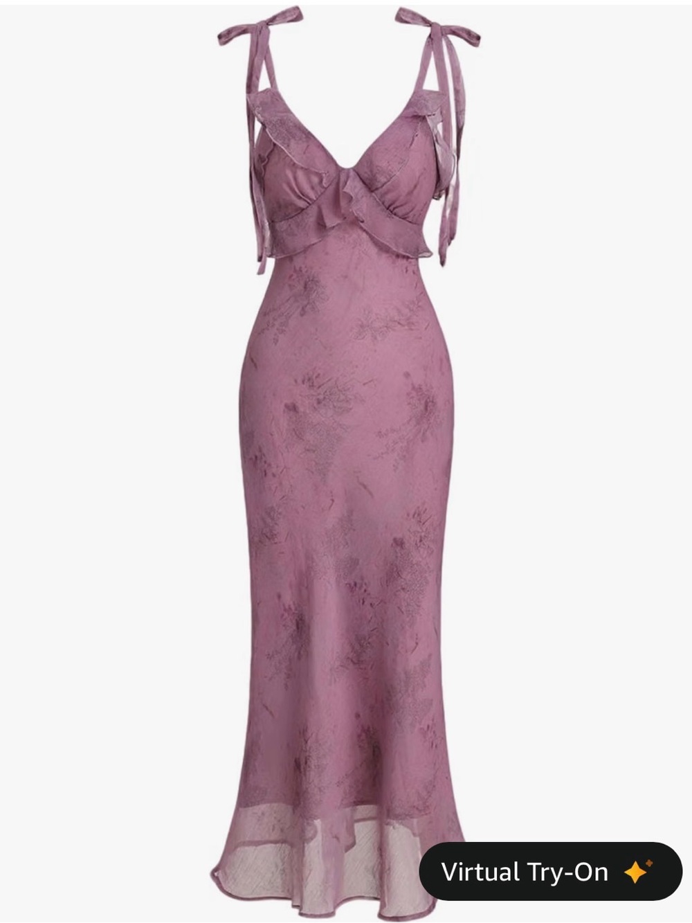 RIHOAS Tie-Shoulder Slip Dress XL